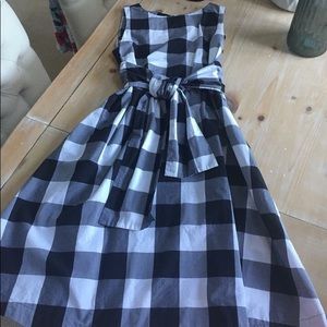 Black and White Gingham Ann Taylor Dress